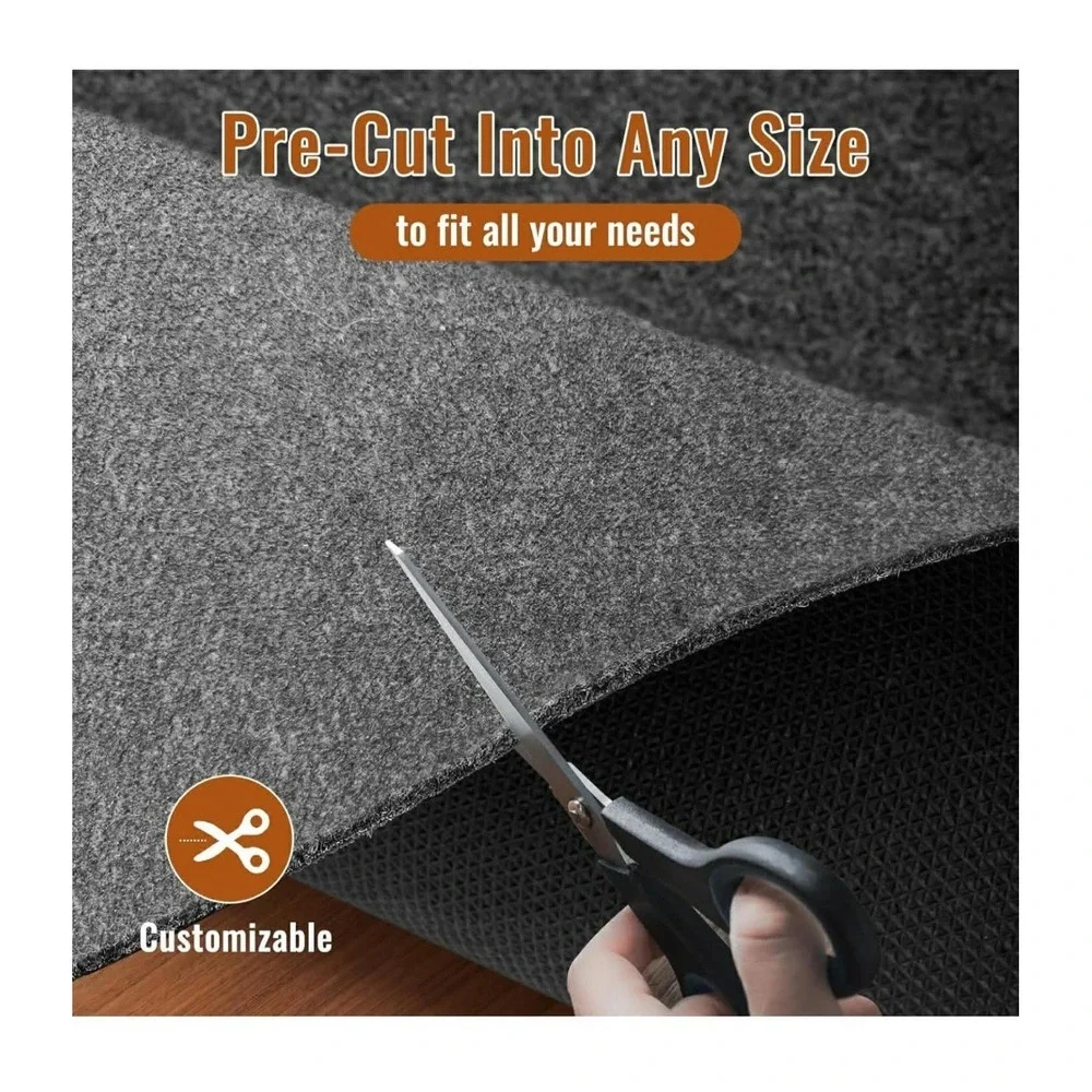 Felt Rug 2x10 Ft Rubber Non-slip Pad Gripper Keeps Rugs Secure And In Place